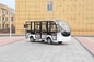8-11 lugares Ônibus de transporte elétrico de baixa velocidade Veículo elétrico turístico Design bonito