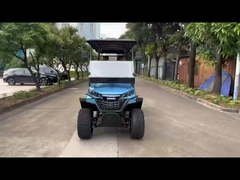 Vista panorâmica do carro de golfe