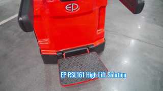 Demonstração do Walkie Stacker EP RSL161 1600kg | Manuseio de materiais de alta elevação