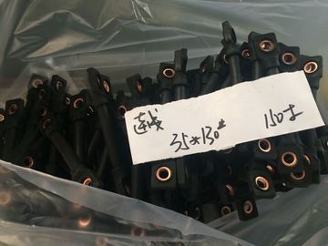 Material de cobre de borracha LK-Cable-35 dos cabos da bateria do carrinho de golfe do comprimento 130mm do centro