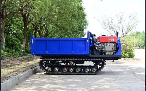 26.6HP Máquinas de mineração lado de dumping estilo GF3500 de borracha Track Crawler Dumper