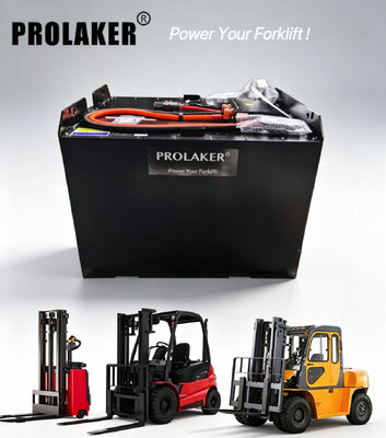 Bateria de Lítio ProLaker LiFePO4 de Substituição para Chumbo-Ácido 24V 48V 80V, 210Ah-880Ah Personalizável para Empilhadeira Elétrica, Paleteira, Empilhadeira de Armazém e Manuseio de Materiais com BMS Inteligente