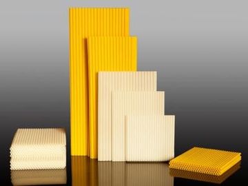 Peças de bateria de empilhadeira de cor amarela/branca durável Separador tubular Bateria Guantelet com certificação CE