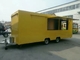 Reboque de caminhão de comida quadrado móvel para fazer sorvete, donuts, pizza e hambúrgueres