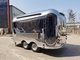 Reboque de alimentação móvel de luxo Airstream Reboque de camião de alimentação de rua multifuncional