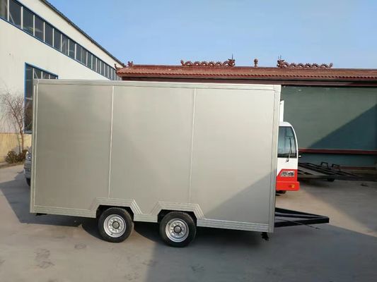 Reboque móvel de caminhão de alimentos com máquina de lanches e equipamento