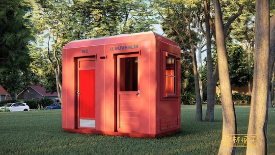 Trailer móvel de banheiro personalizável para eventos ao ar livre e locais de construção e conveniente