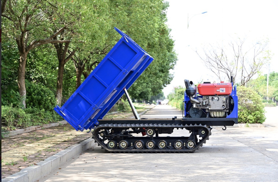 26.6HP Máquinas de mineração lado de dumping estilo GF3500 de borracha Track Crawler Dumper