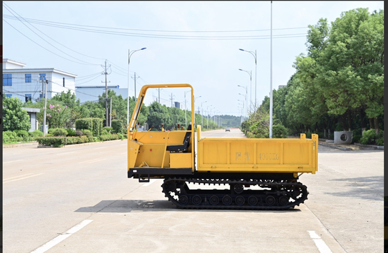 4 toneladas de óleo de palma amplamente utilizado Crawler Dumper customizado de borracha de trilho Caminhão Crawler Dumoer