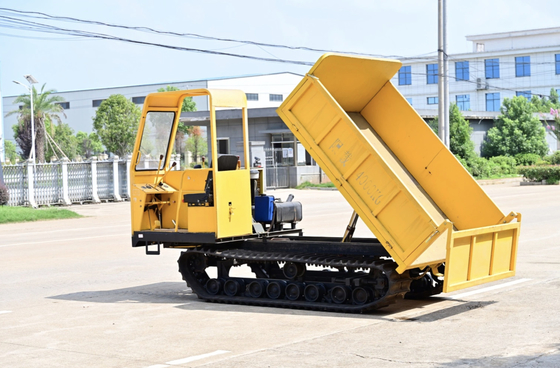 4 toneladas de óleo de palma amplamente utilizado Crawler Dumper customizado de borracha de trilho Caminhão Crawler Dumoer