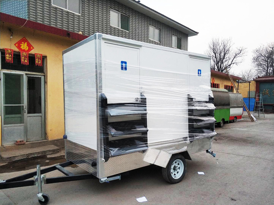 Acessível viabilizado 2024 Mobile Toilette Trailer Toilette Trailer Portátil Para Outdoor Austrália