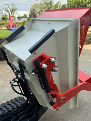 Todo o descarregador de esteira agrícola Terrian GF500 500kg Mini caminhão descarregador de esteira de borracha
