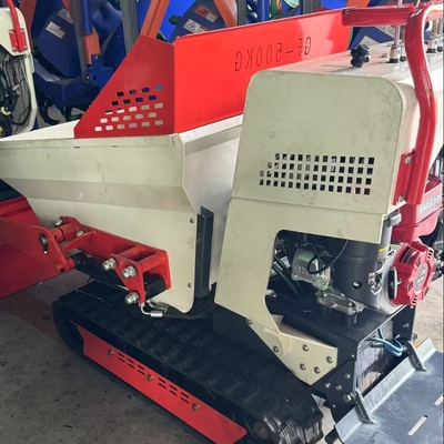 Todo o descarregador de esteira agrícola Terrian GF500 500kg Mini caminhão descarregador de esteira de borracha