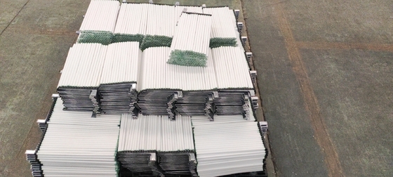 Peças de bateria de empilhadeira de cor amarela/branca durável Separador tubular Bateria Guantelet com certificação CE