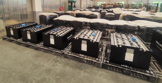 Bateria de tração de chumbo de 48V 550Ah para empilhadeira, certificação CE