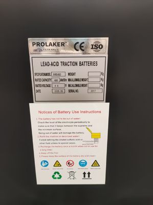 Bateria de ácido de chumbo personalizada de 48V 480Ah para empilhadeira CAT