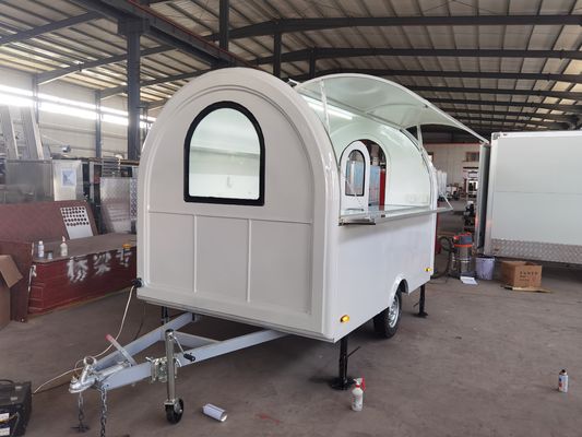Multifunção Outdoor Mobile Food Trailer para BBQ de rua ou fast food