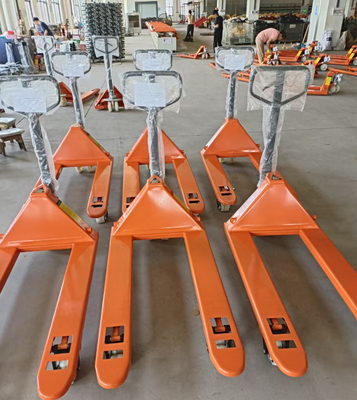 CBY-111 caminhão de paletes hidráulicos manuais 3 toneladas rodas de nylon