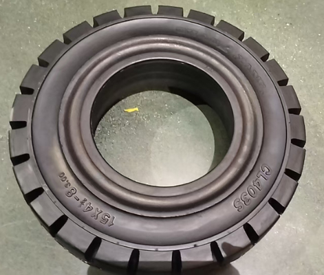 Pneus de empilhadeira maciços 125/75-8 Borracha Preto CL403S