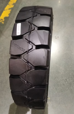 Pneus resistentes ao deslizamento 125/75-8 Sistema rápido Pneus sólidos para empilhadeiras
