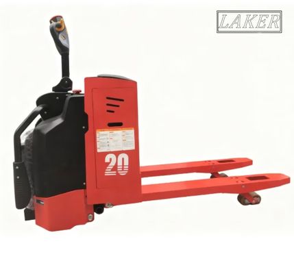 LAKER Economização de mão-de-obra 2 Ton Stand On Electric Pallet Truck com 210Ah Bateria de grande capacidade