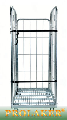 Prática de Armazém Específico 3 Lados Roll Cage Banda elástica fixada