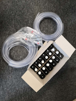 Sistema de irrigação automática resistente a ácidos premium com válvula de reabastecimento de parada automática para bateria de ácido de chumbo de empilhadeira de 48V