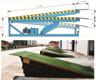 Plataforma hidráulica DCQ6-0.70 da doca de carga do Leveler de doca da eficiência elevada