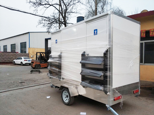 Acessível viabilizado 2024 Mobile Toilette Trailer Toilette Trailer Portátil Para Outdoor Austrália