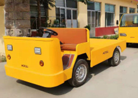 Reboque Plataforma Elétrico de Baixa Velocidade com Controle Elétrico Inteligente, Aberto, com 2 Assentos e Carregador de Bordo 60V/18A