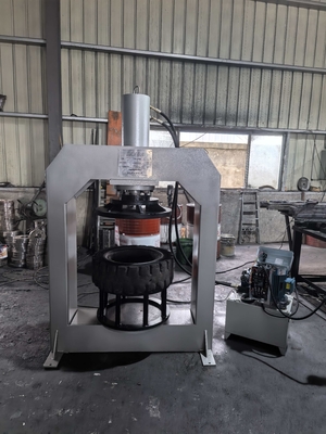 Máquina de Prensa Hidráulica para Pneus Maciços de Empilhadeira Estática Robusta de 120 Toneladas