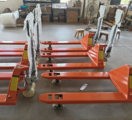 CBY-111 caminhão de paletes hidráulicos manuais 3 toneladas rodas de nylon