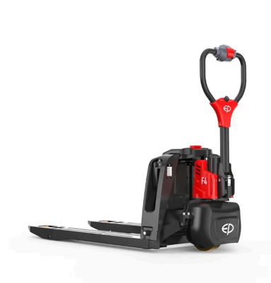 Caminhão de paletes de lítio EP F4 leve de 120 kg, tamanho de garfo personalizado para manuseio de logística de armazém de comércio eletrônico