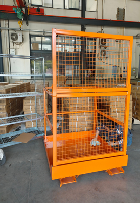 Cage de trabalho de manutenção de empilhadeira resistente à deformação