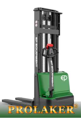 Empilhador elétrico Walkie EP DS3 de 1500 kg, empilhador de paletes compacto para corredor estreito com carregador integrado