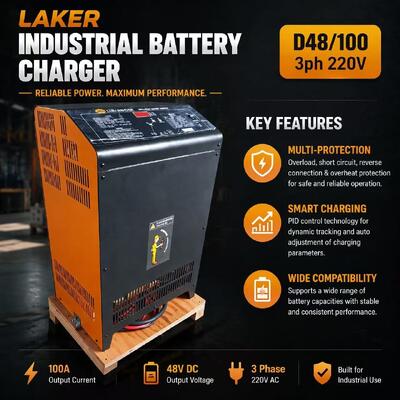 Carregador de bateria chumbo-ácido de alto desempenho CZB5C D48/80 para bateria de 48V